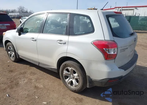 2014 Subaru Forester 2.5I z USA, uszkodzony, nr VIN JF2SJAAC5EH538448
